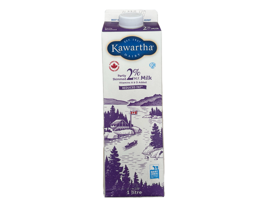 Kawartha 2% milk 1 litre