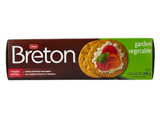 Breton Garden Vegetable Crackers - 200g