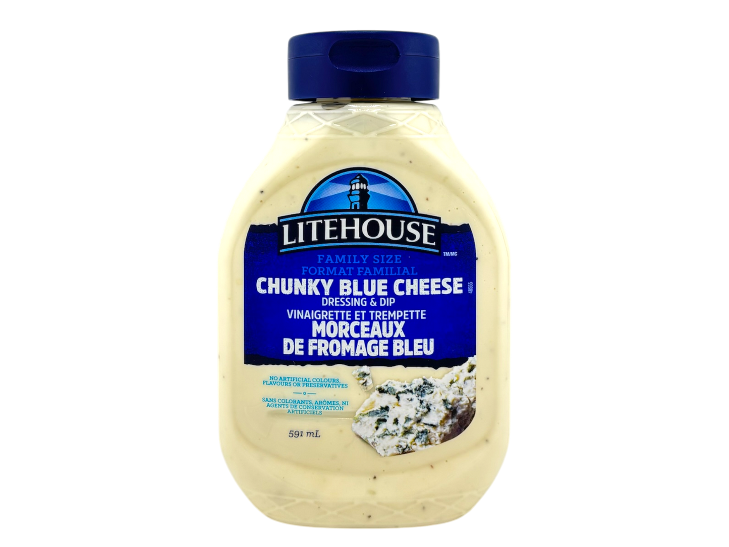 Chunky Blue Cheese - Litehouse - 591ml Family Size - Best Before January 29, 2025