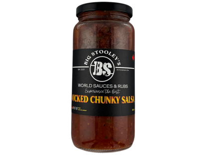 Wicked Chunky Medium Salsa - Big Stooley's