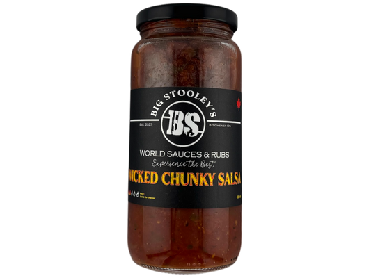 Wicked Chunky Medium Salsa - Big Stooley's