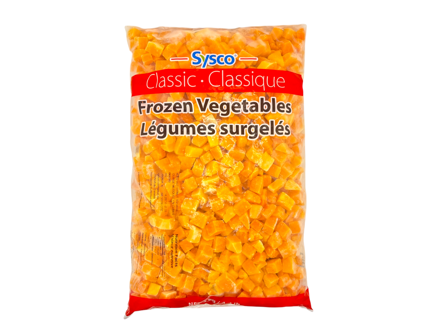 Frozen Diced Butternut Squash - 2kg