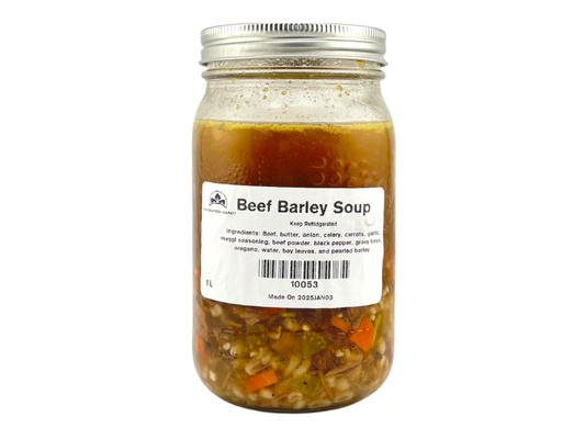 Homemade Beef Barley Soup - 1L