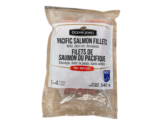Pacific Salmon Fillets -skin on