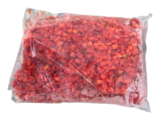 Red Peppers, Diced - Frozen