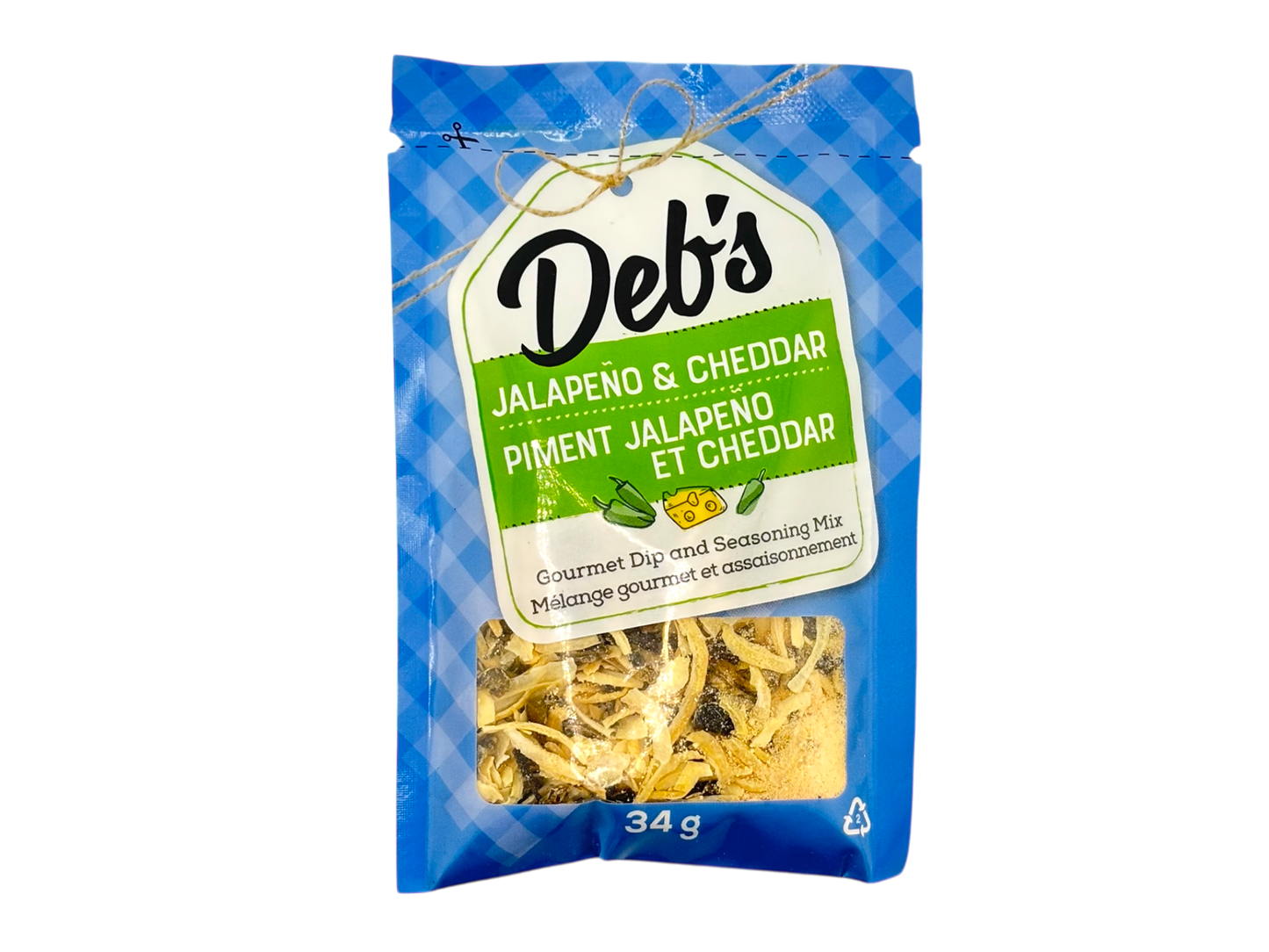 Jalapeño & Cheddar Dip Mix - Deb's Dips