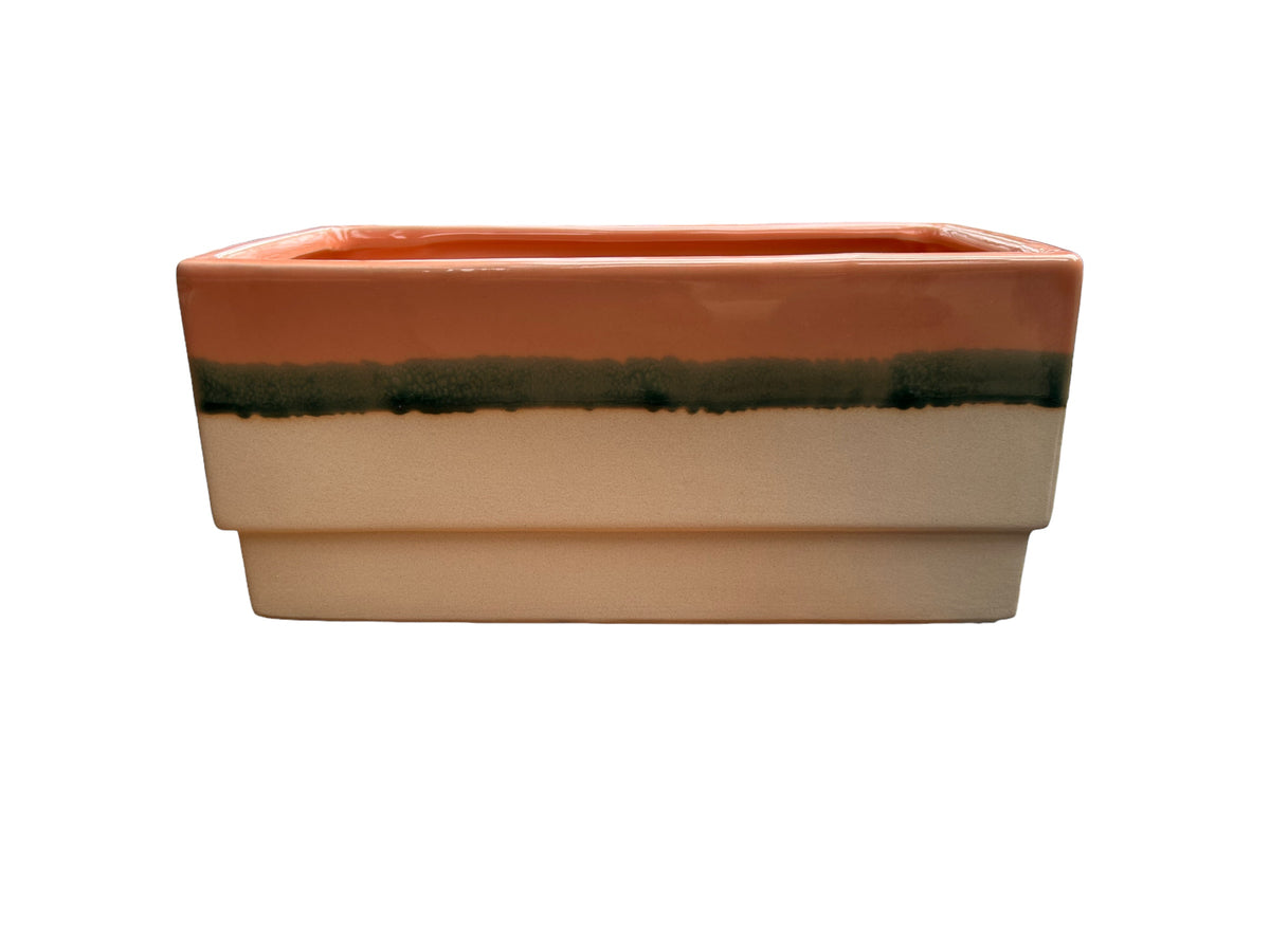 Metro pink rectangular ceramic pot – Niagara Fresh Market