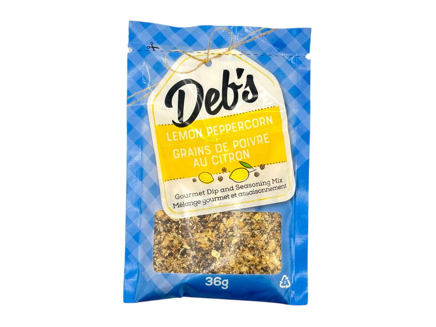 Lemon-Peppercorn Dip Mix - Deb's Dips