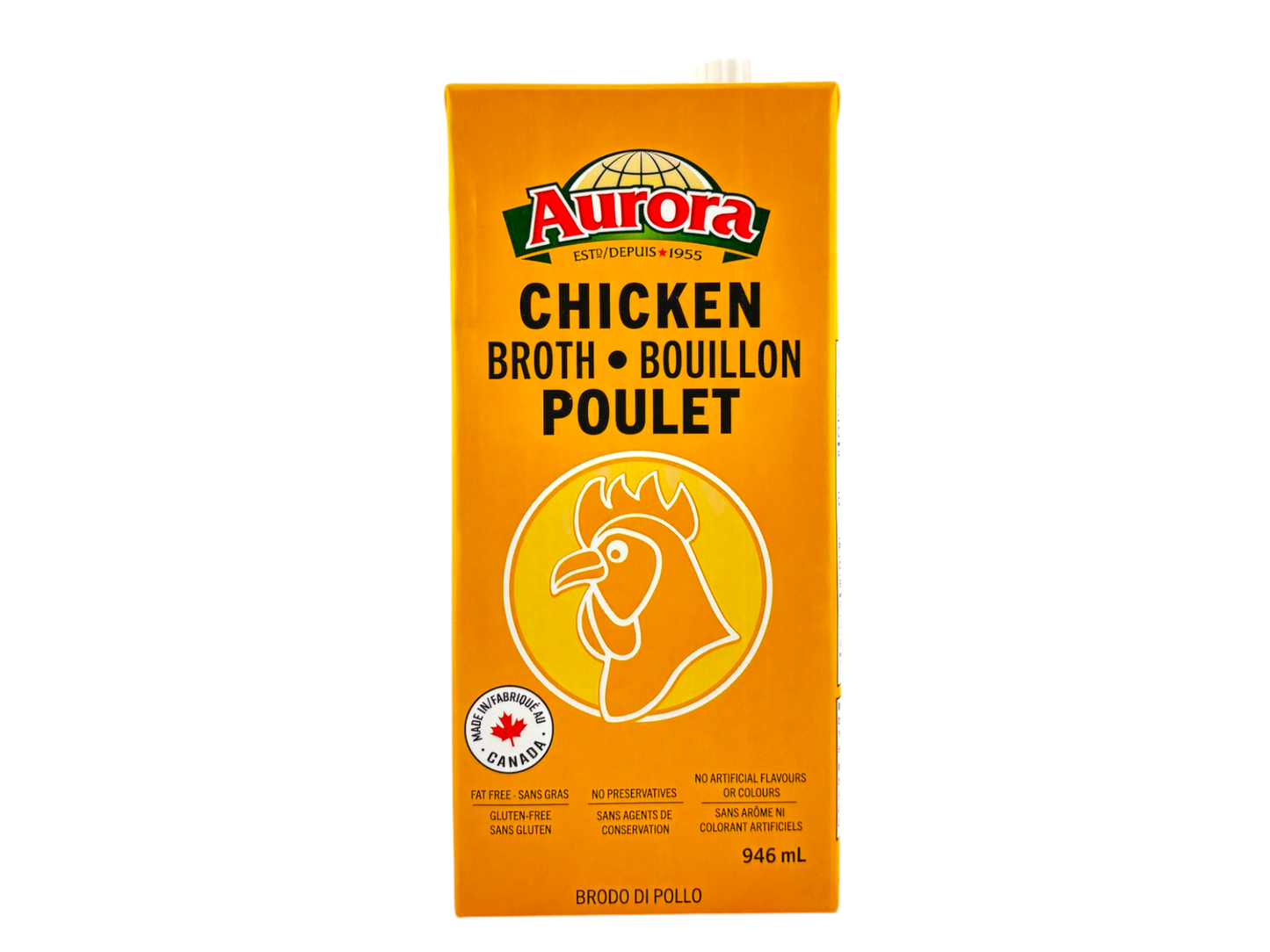 Aurora Chicken Broth - 946ml