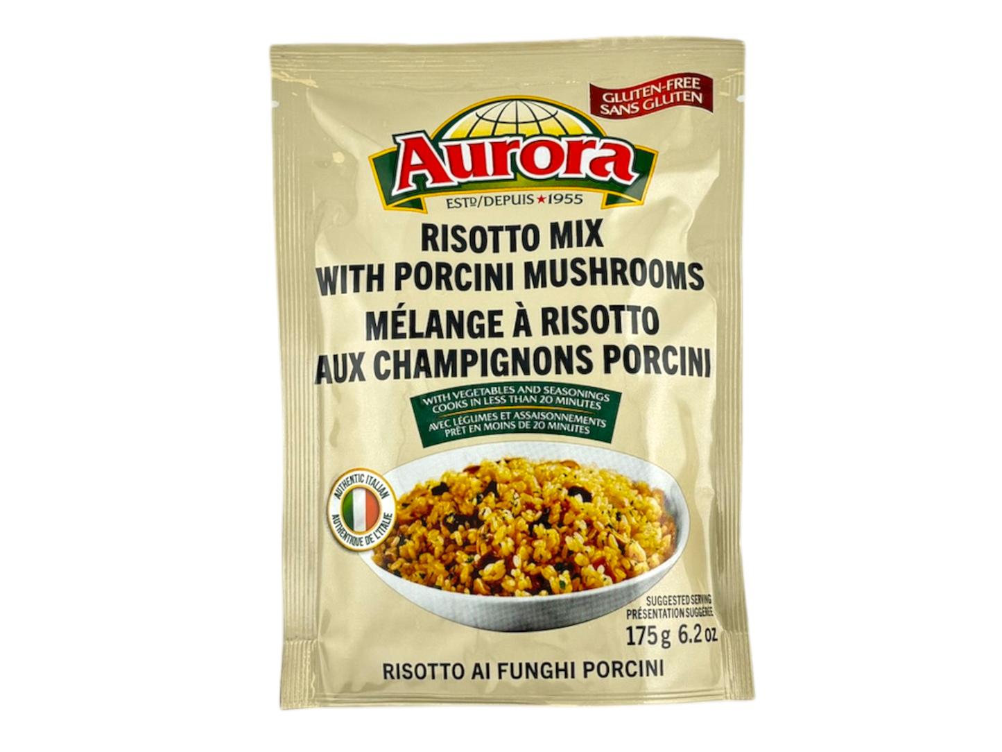 Aurora Risotto Mix with Porcini Mushrooms - 175g