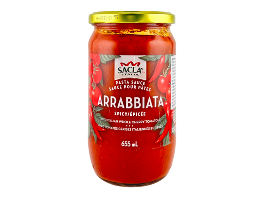 Sacla Arrabbiata Sauce (Spicy) - 655ml