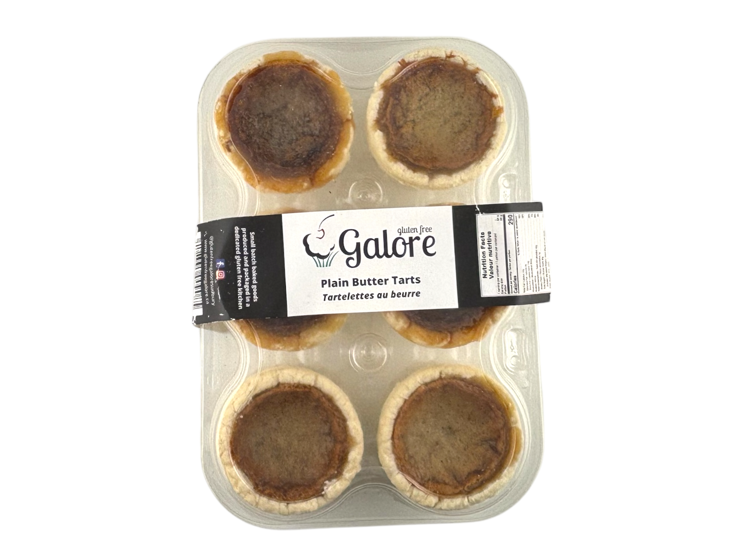 Gluten Free Plain Butter Tarts - Galore