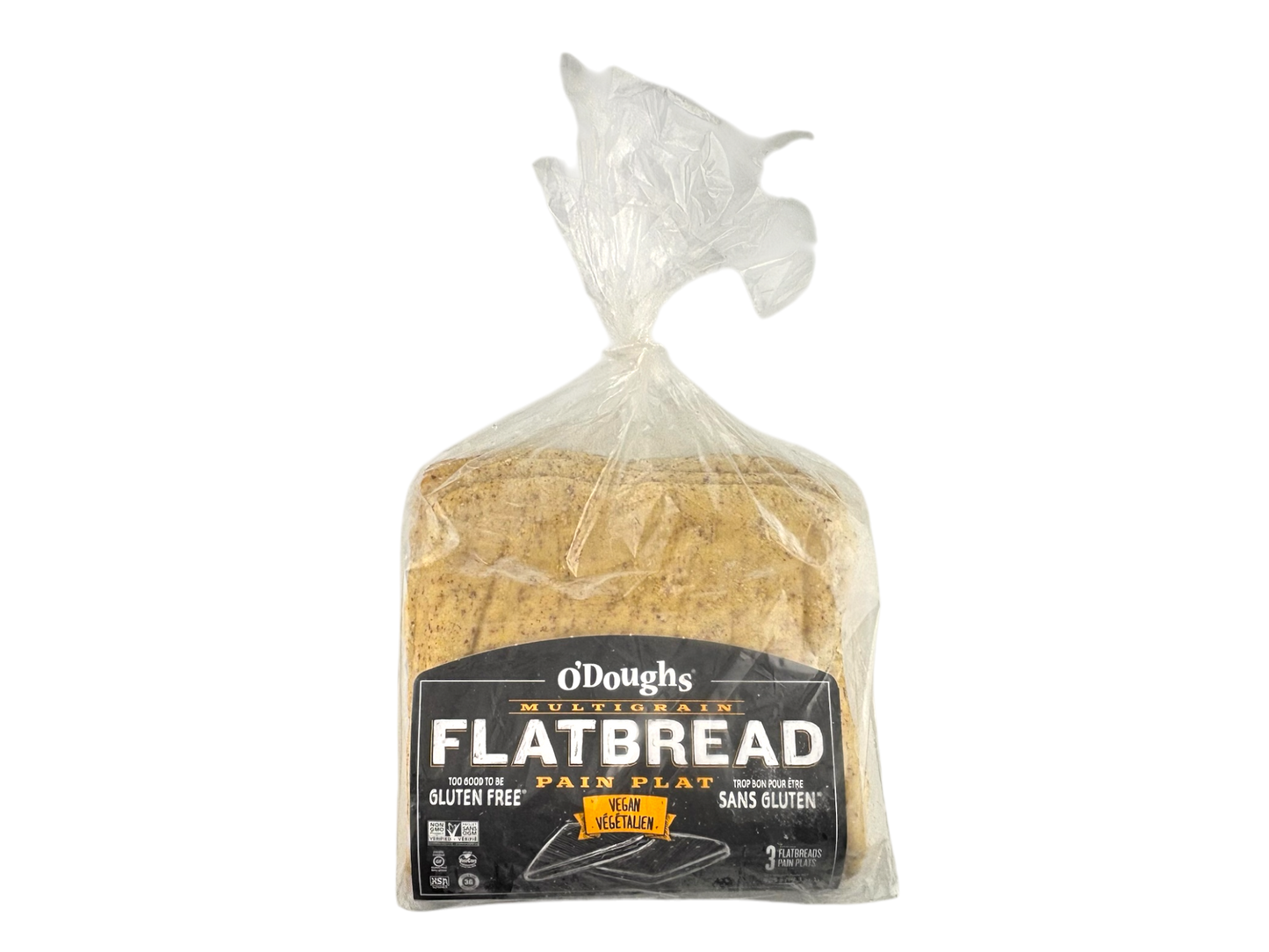 O'Doughs Gluten Free multigrain Flatbreads - 405g - Frozen