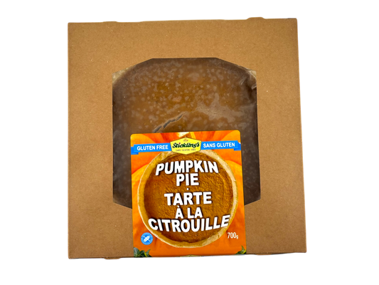 Stickling's Gluten Free Pumpkin Pie - Frozen