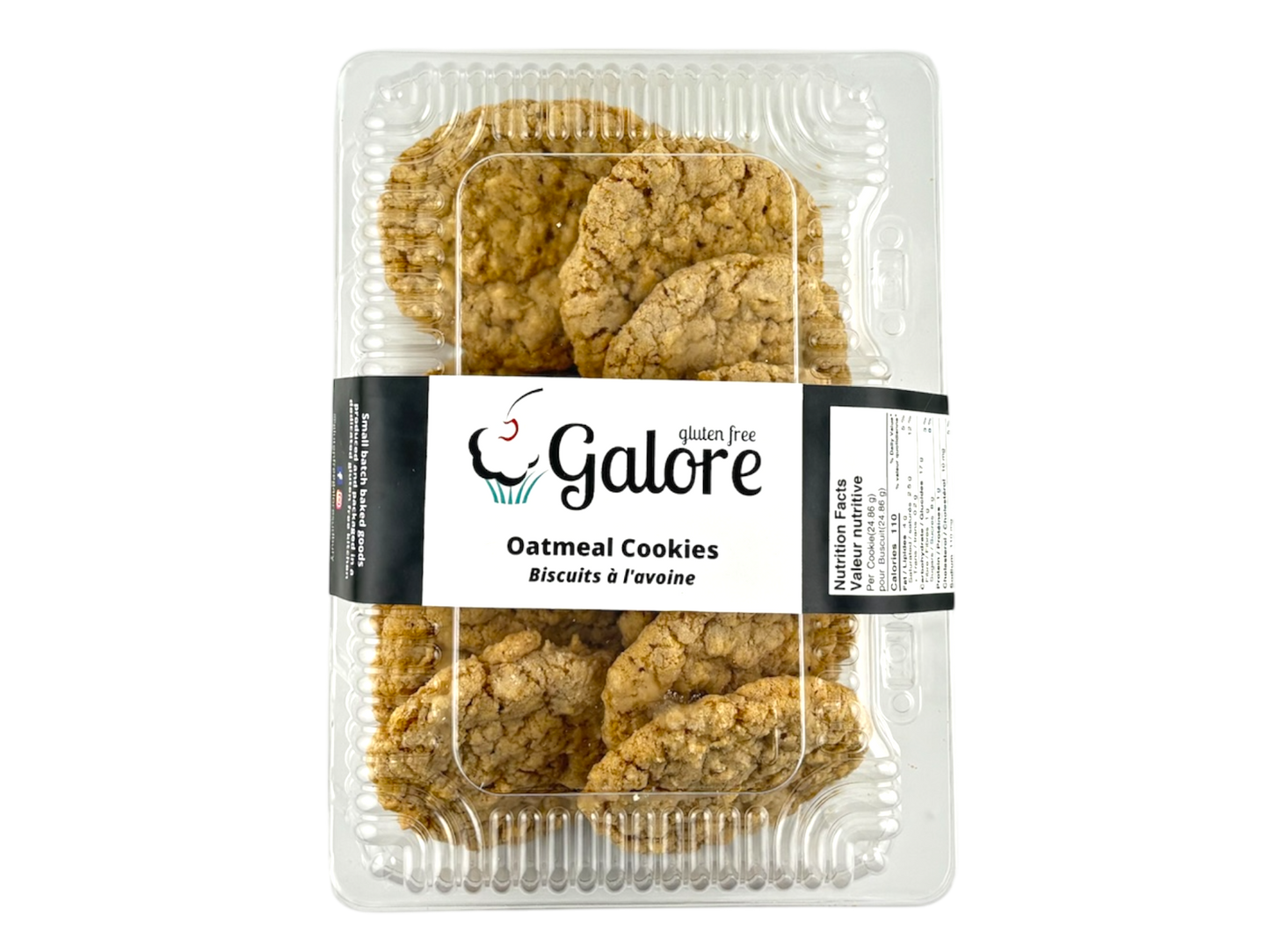 Gluten Free Oatmeal Cookies - Galore