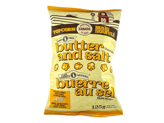 Butter and Salt Flavour Popcorn