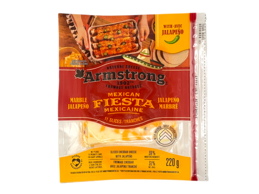 Armstrong Sliced Mexican Fiesta Cheese - 220g