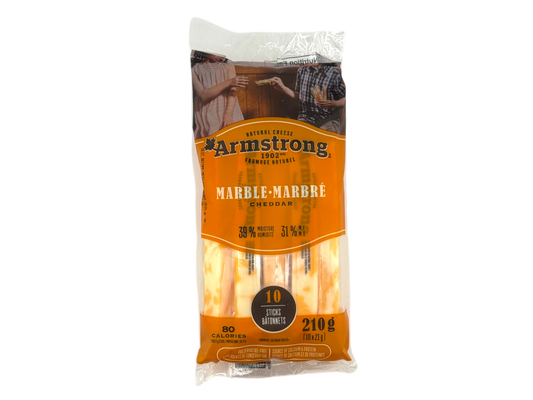 Armstrong Marble Cheddar Cheese Sticks - 10x21g