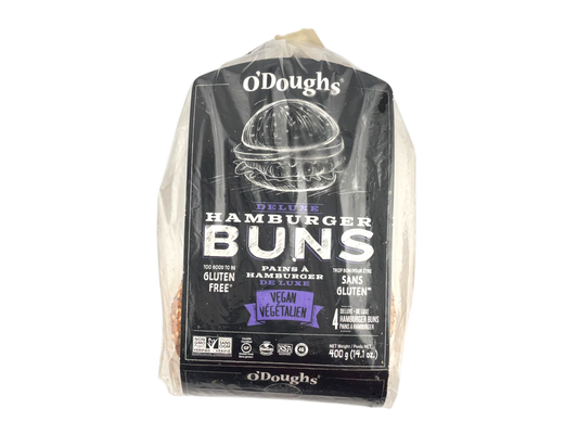 O'Doughs Gluten Free Deluxe Hamburger Buns - 400g - Frozen