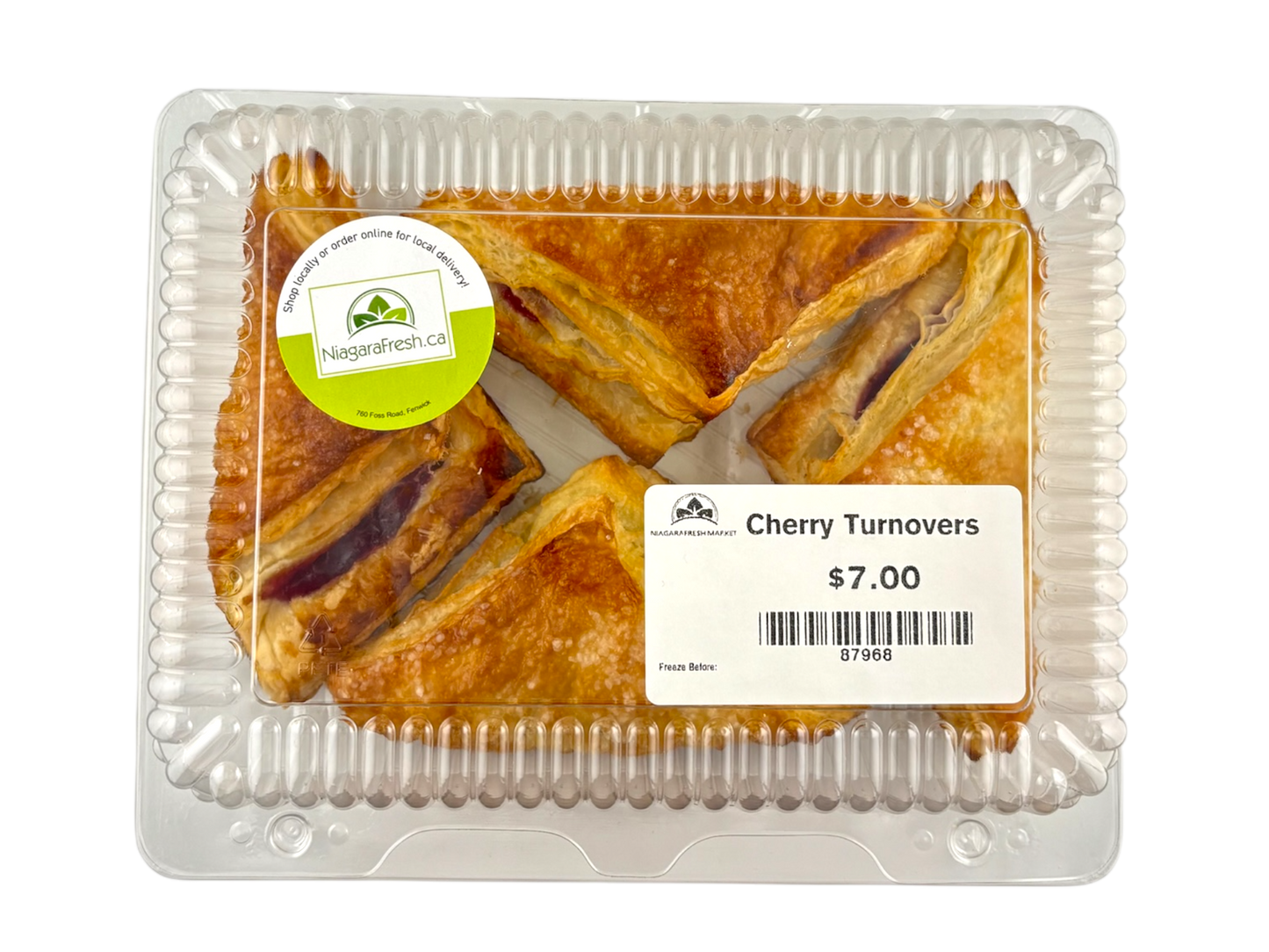 Frozen Homemade Cherry Turnovers - 4 Pack