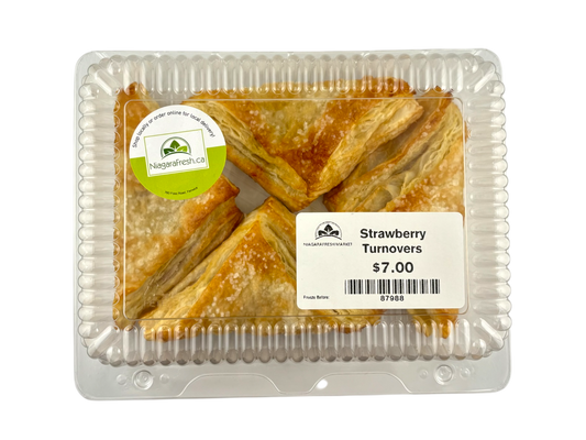 Homemade Strawberry Turnovers - 4 Pack