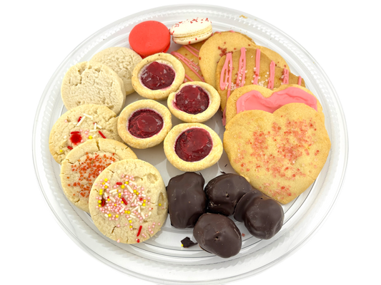 Valentine's Baked Goods Party Platter