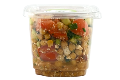 Homemade Greek Chic Pea Salad