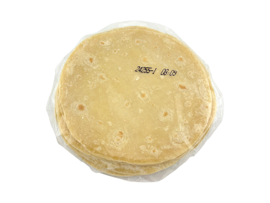 10” White Flour Tortillas - Frozen