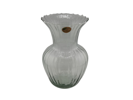 Flared optic recycled vase