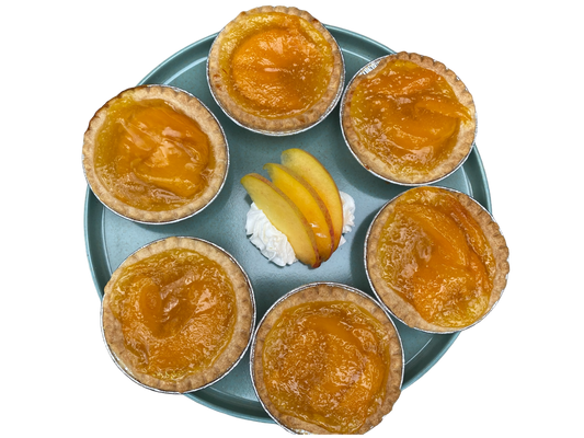 Frozen Homemade Peach Tarts - 6 pack