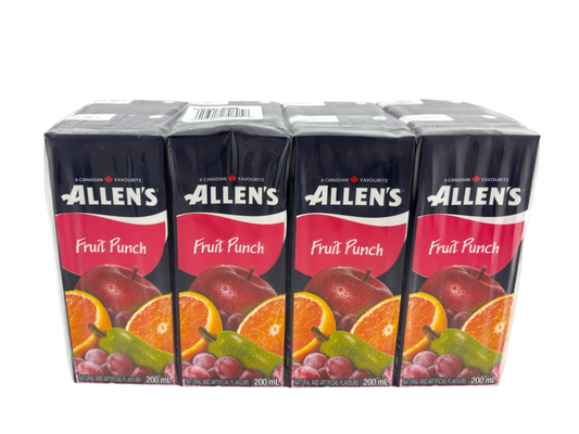 Allens Fruit Punch Juice Boxes - 8x200ml