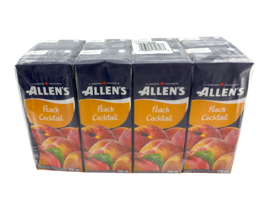 Allens Peach Juice Boxes - 8x200ml