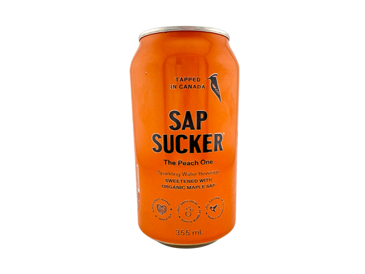 The Peach One - Sap Sucker Sparkling Water