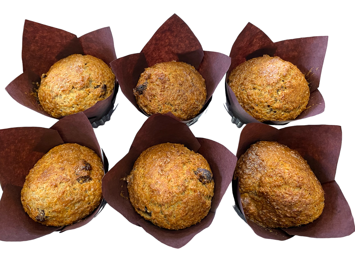 Homemade Raisin Bran Muffins - 6 Pack