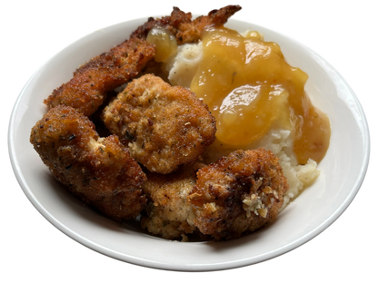 Chicken with Mashed Potatoes and Gravy