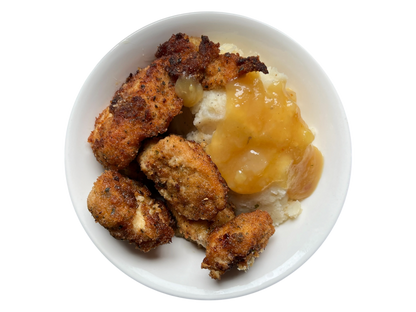 Chicken with Mashed Potatoes and Gravy