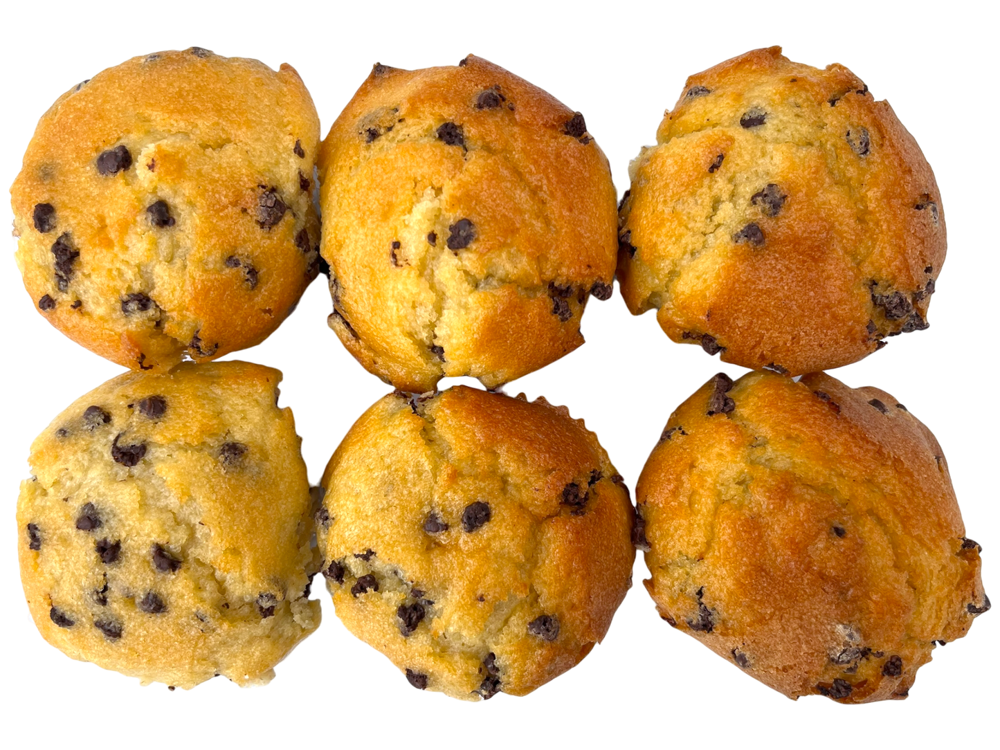 Homemade Deluxe Chocolate Chip Muffins - 6 Pack