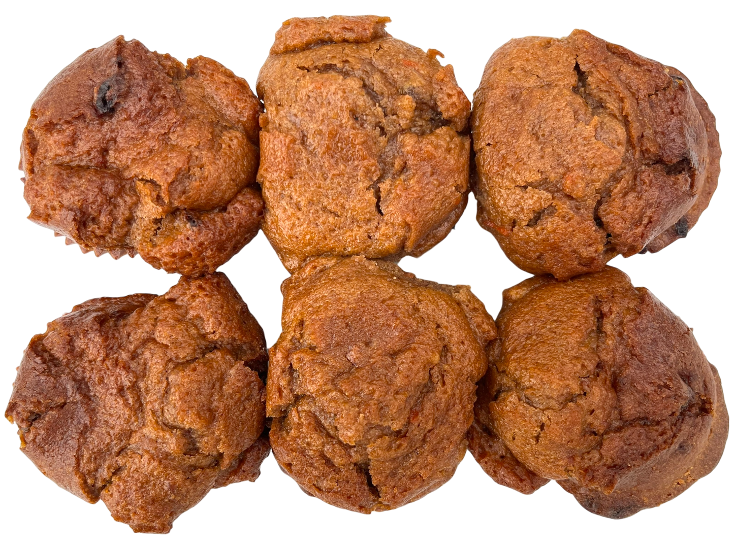 Homemade Deluxe Carrot Raisin Muffins - 6 Pack