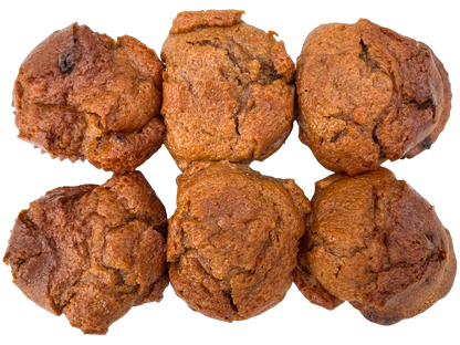 Homemade Deluxe Carrot Raisin Muffins - 6 Pack