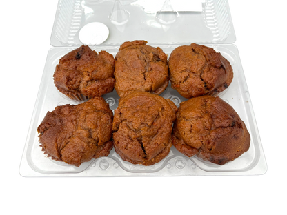Homemade Deluxe Carrot Raisin Muffins - 6 Pack