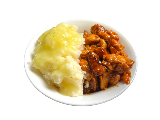 Roasted Chicken with Mashed Potatoes and Gravy