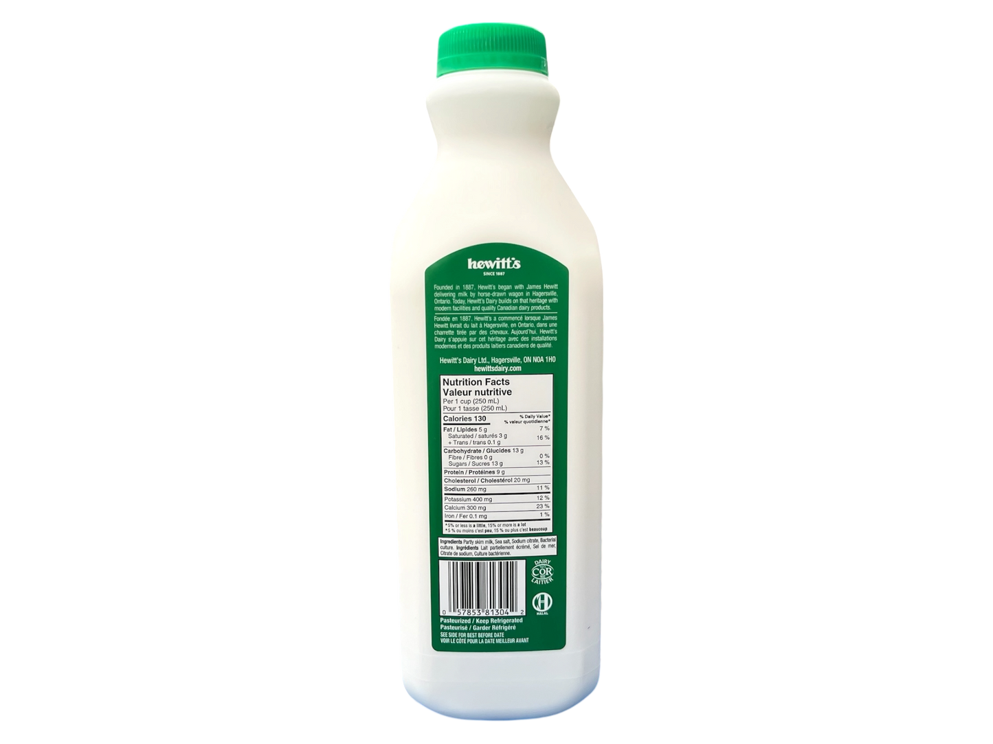 Hewitt's Buttermilk - 1L Carton