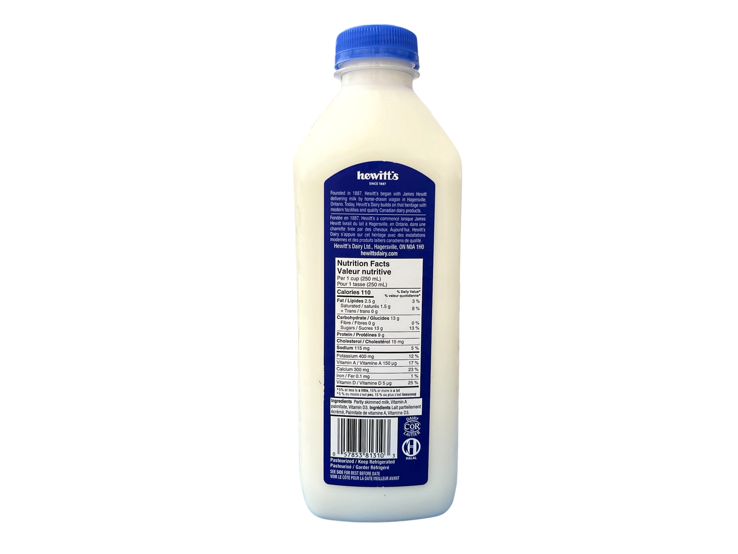 Hewitt's Milk 1% - 1L Carton