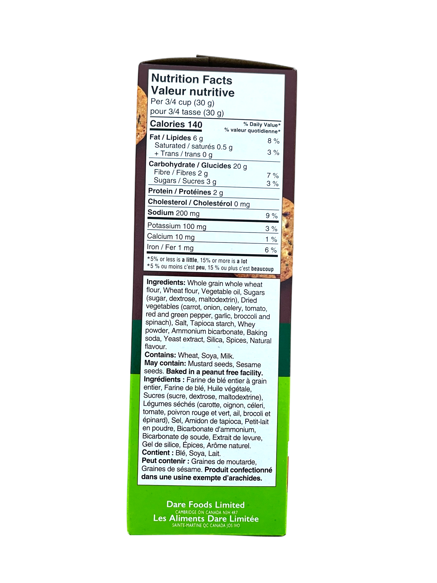 Breton Bites Veggie Crackers - 200g