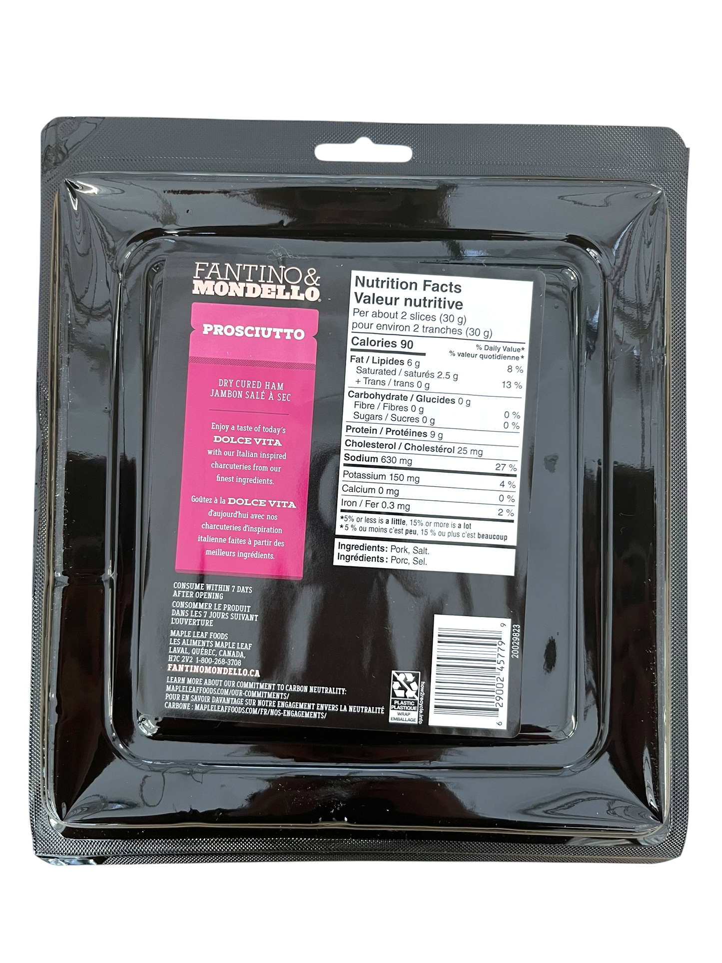 Sliced Prosciutto - 100g