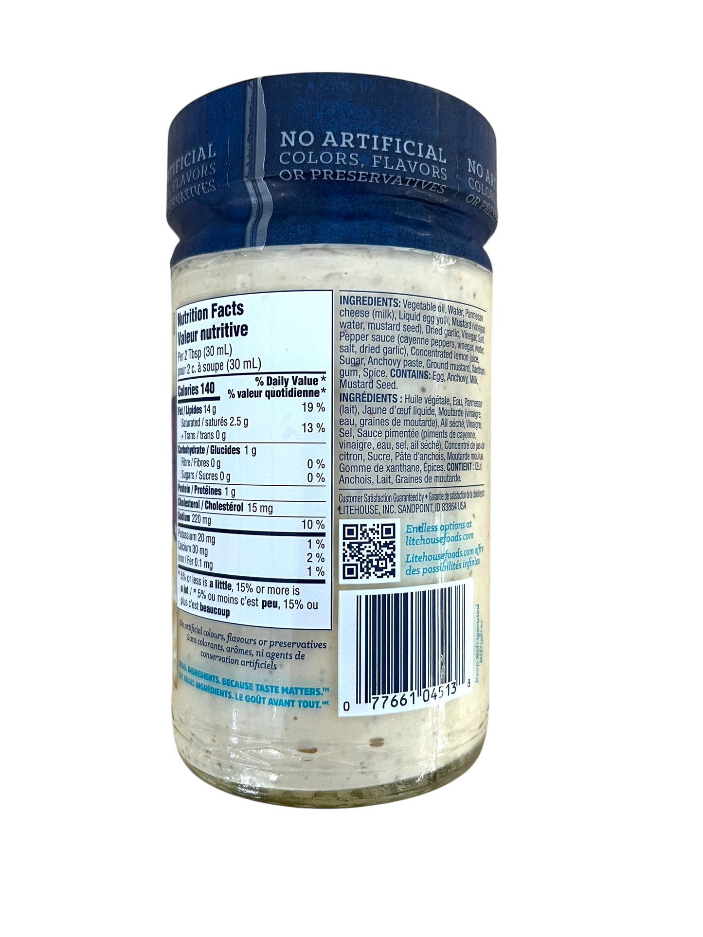 Caesar Salad Dressing - Litehouse - 591ml
