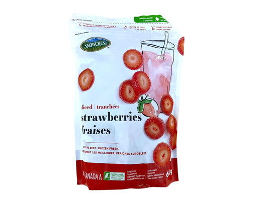 Frozen Sliced Strawberries - 600g