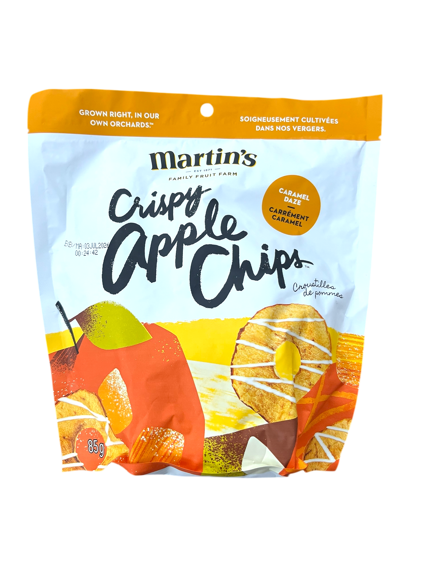 Martin's Crispy Apple Chips - Caramel Daze - 85g