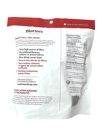 Martin's Crispy Apple Chips - Cinnamon Groove - 85g