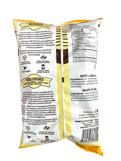 Mini Butter and Salt Popcorn 23g